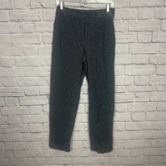 Charter Club Blue Plaid Pants Women's Size 8 - Picture 1 of 5